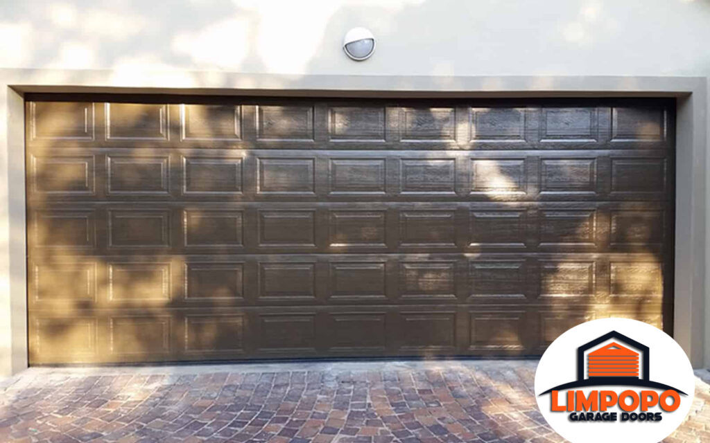 Double Steel Bronze 40 Panel Garage Door Limpopo Garage Doors